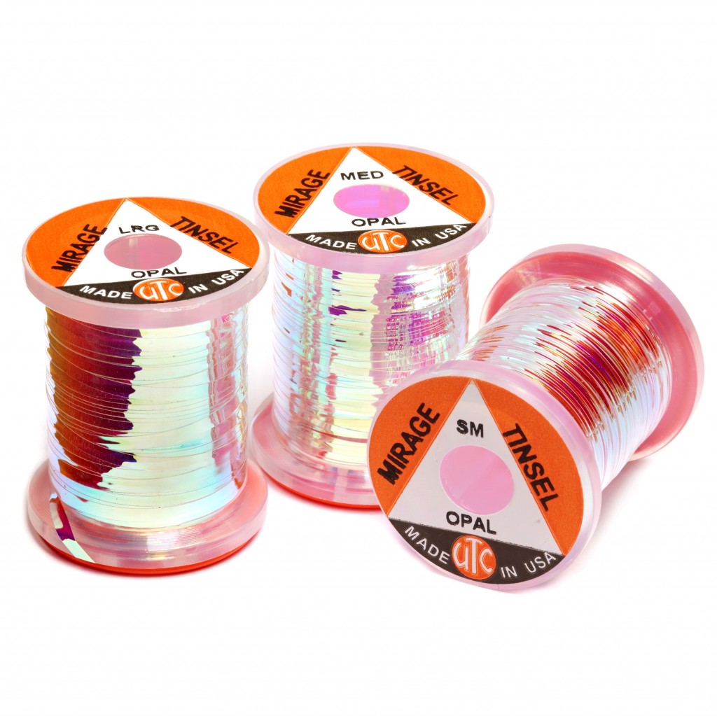 UHM Veniard Uni Holographic Mylar Tinsel Rainbow Single Spool 3 Sizes 
