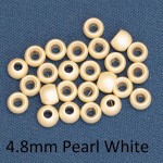 Hot colour brass beads x 25's
