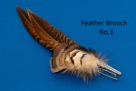 Feather Brooch Pins/Hat Mounts
