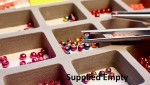 Empty Bead Box with Tweezers